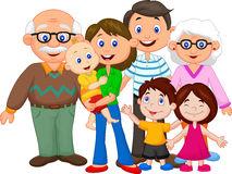 Famille heureuse de dessin anim 45744227